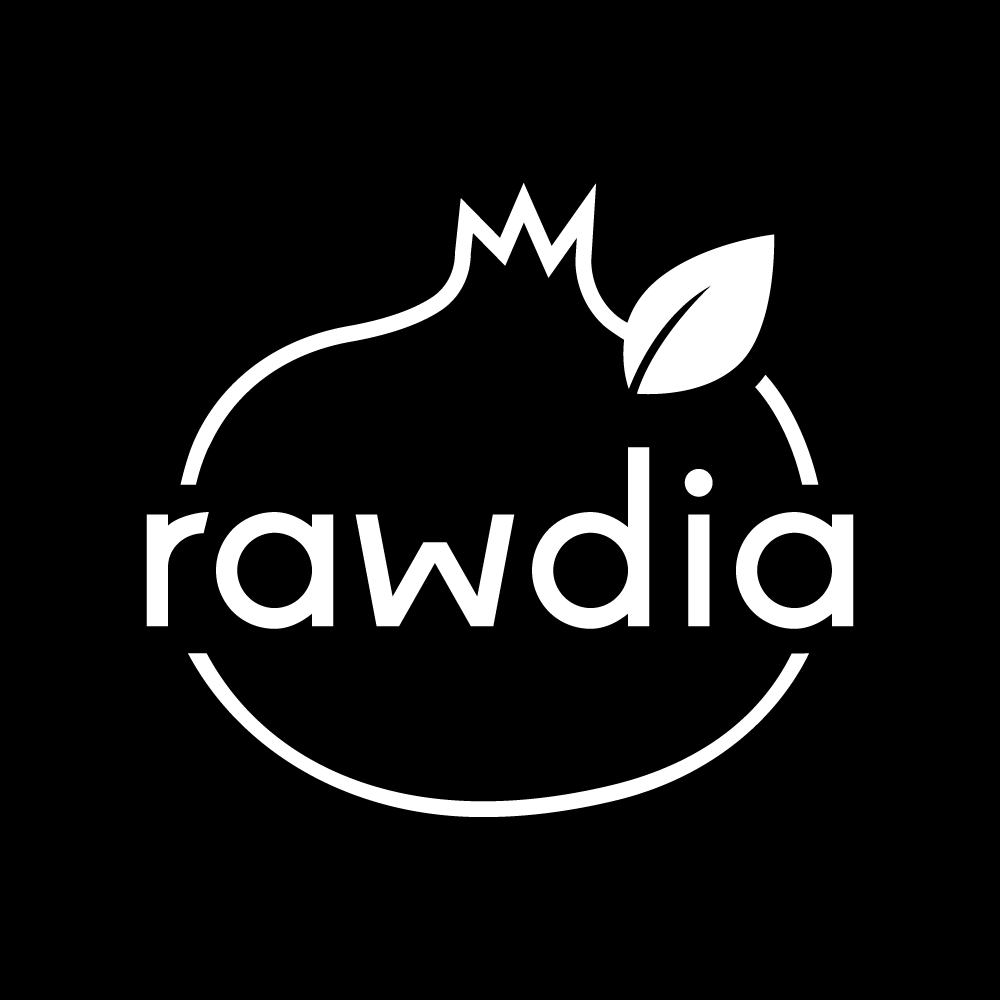 rawdia logo alb 1000px x1000px